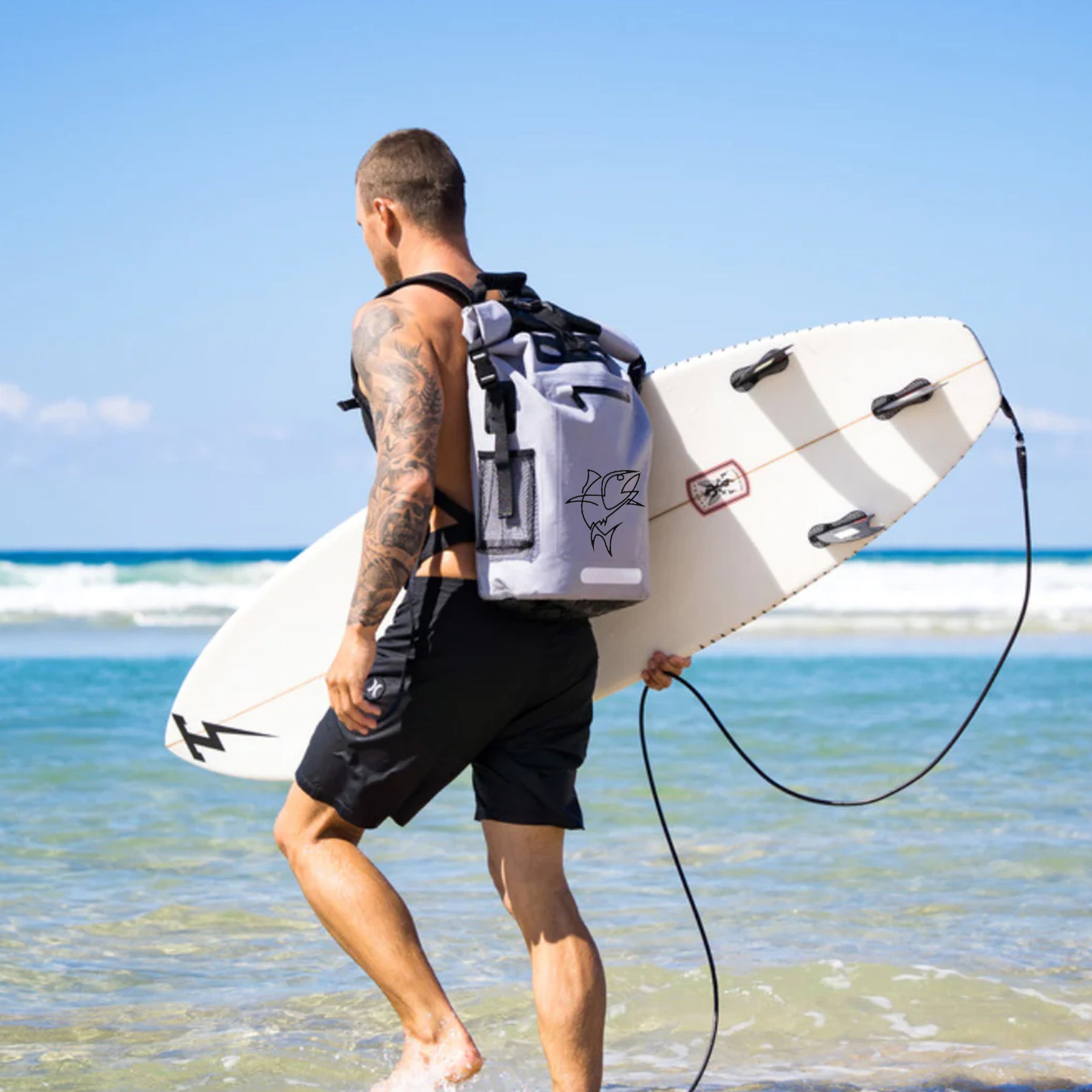 3 pcs Bundle (10L Drybag + 15L Soft Cooler Bag + 35L Insulated backpack)