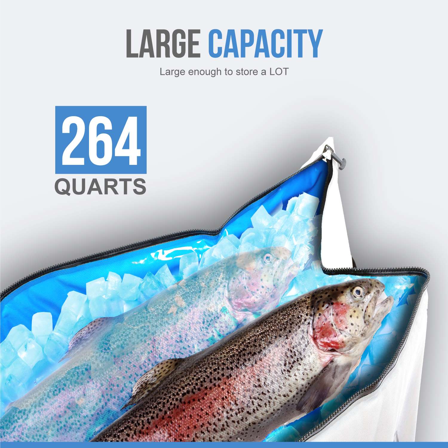 Fish Kill Bags 55 Insulated Fish Kill Cooler Kill Bag 264 Quarts USA