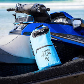 15L Blue Insulated Cooler Dry Bag – Leak Proof Floating Cooler for Kayaking, Boating, Beach & Travel – Waterproof Soft Cooler Bag for Fishing, Camping, Paddleboarding